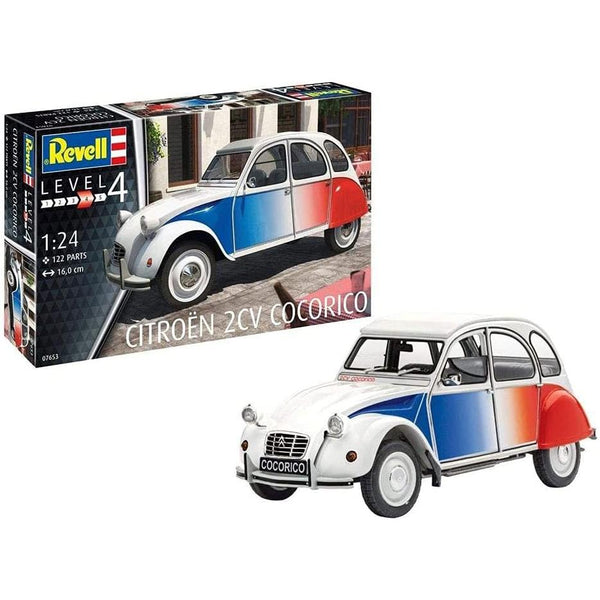 1/24 Citroen 2CV Cocorico Model Set