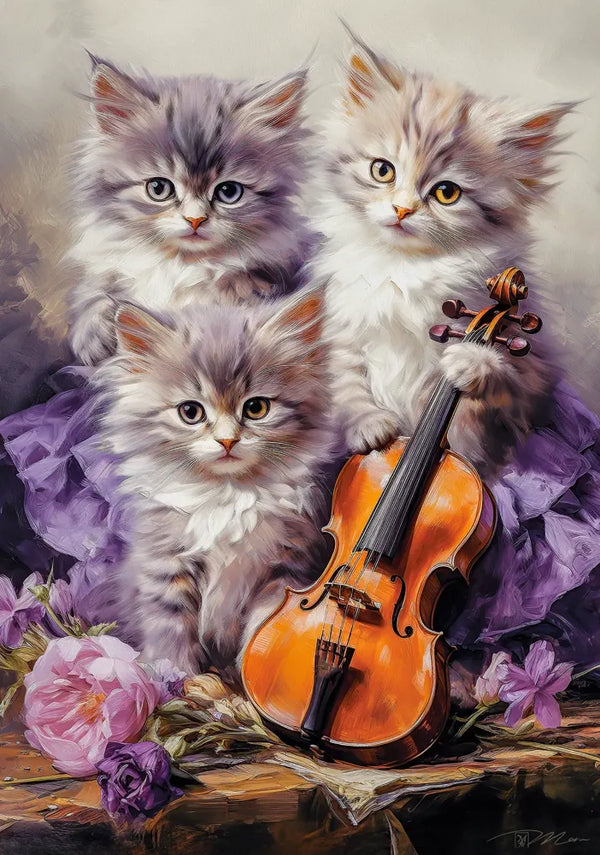 image1_500pc Musical Kittens Puzzle