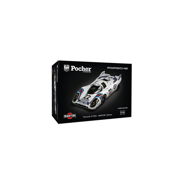 1/8 HK122 Porsche 917KH 1971 Le Mans Winner – Martini Edition Diecast Model Kit