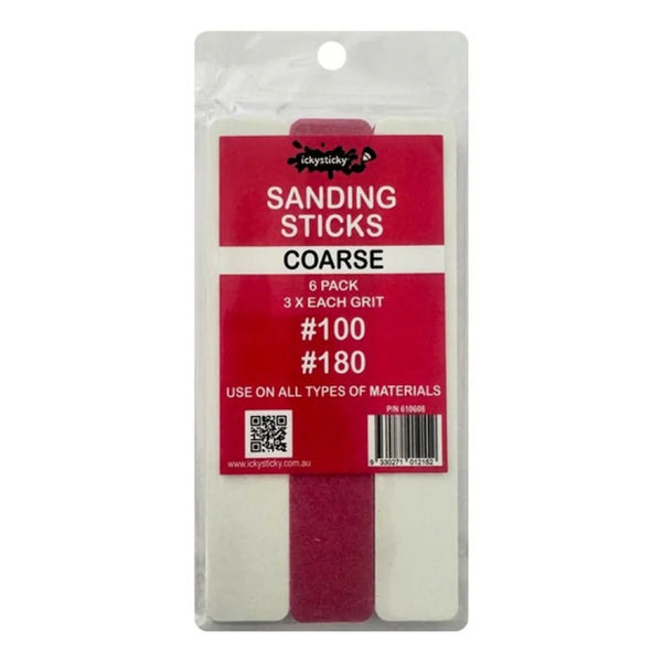 image1_Sanding Sticks - Coarse - 6 Pack