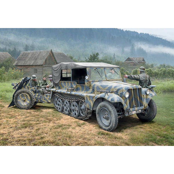 1/35 Sd.Kfz. 10 DEMAG D7 with 7.5cm Le.IG 18 & Crew