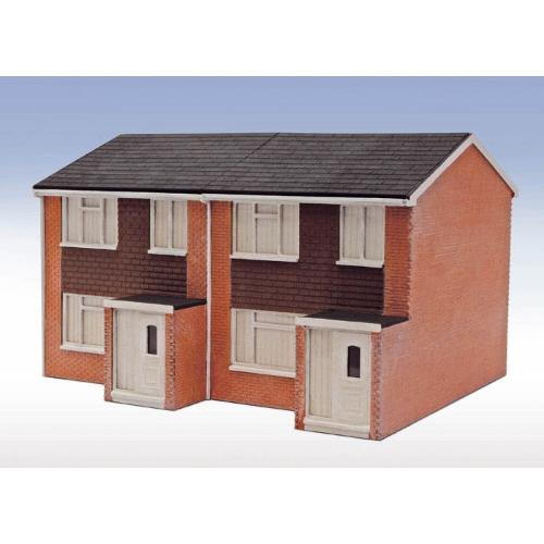 OO/HO Lineside 1960s Semi-Det House Complete - Laser Cut Kit