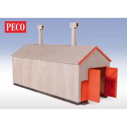 image1_OO/HO Corrugated Iron Engine Shed – Laser Cut Kit