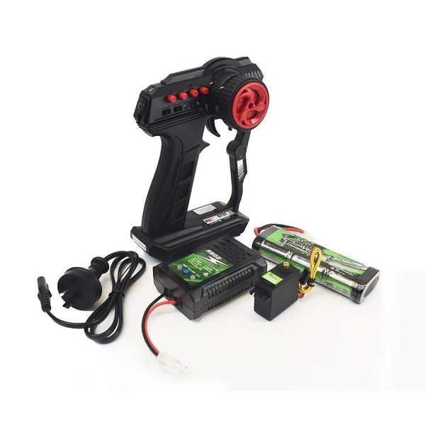 image1_Electric RC Beginner 2.0 Bundle TX RX ESC Servo 1x 3000mAh NiMH Battery & Charger