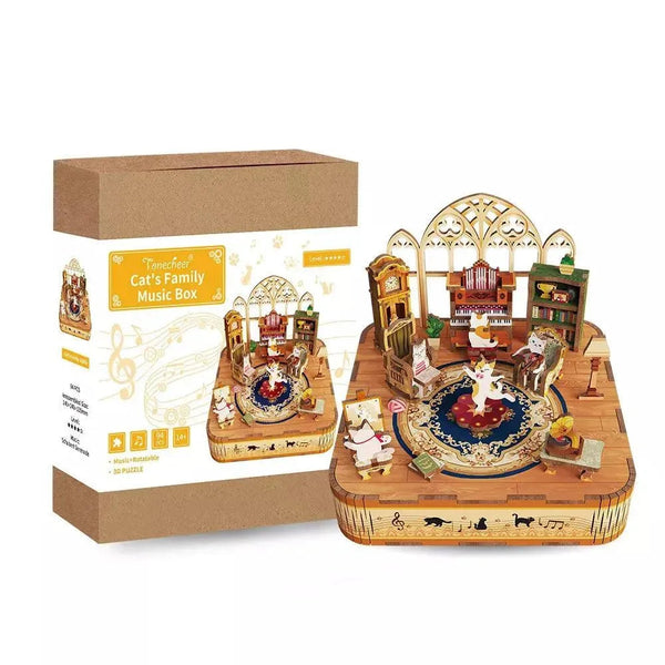 Cat's Family Music Box