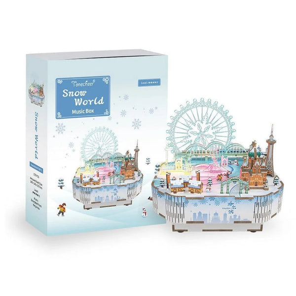 Snow WorldMusic Box with Led
