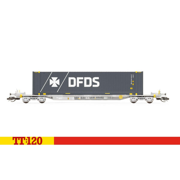 TT:120 Touax SFFGMSS IFA Wagon with 45 Container DFDS  Era 11