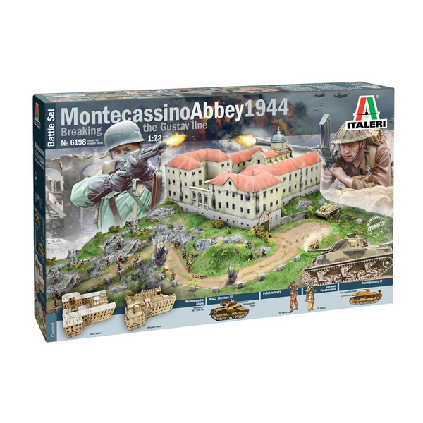 1/72 Montecassino Abbey 1944 Breaking the Gustav Line Battle Set